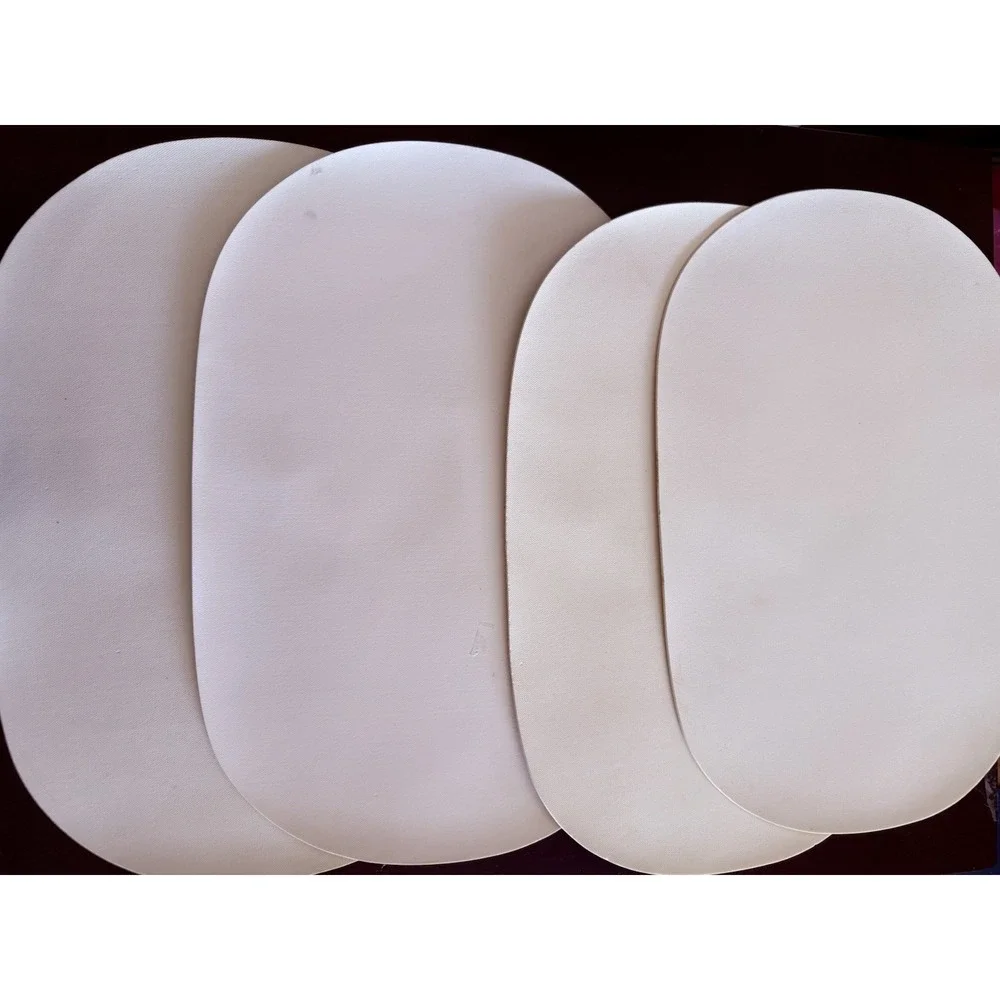 Christmas Wreaths‎ Oval SET Of 4 Vinyl Cala Di Volpe Vintage 1980s Pop Retro